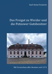 Cover von Das Freigut zu Werder und die Petzower Gutsbesitzer