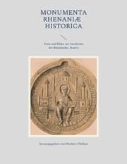 Cover von Monumenta Rhenaniae Historica