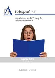 Cover von Vorbereitung Deltaprüfung / Studierfähigkeitstest Universität Mannheim