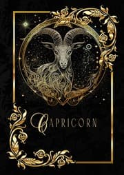 Cover von Zodiac Capricorn Notebook