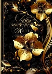 Cover von Die Blumen der Opulenz - Notizbuch liniert mit floralen Motiven
