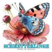 Cover von Realistische Schmetterlinge Malbuch für Erwachsene