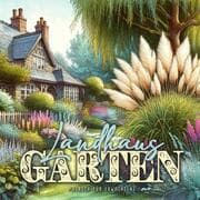 Cover von Landhaus Garten Malbuch für Erwachsene