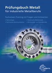 Cover von Prüfungsbuch Metall für industrielle Metallberufe