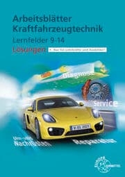 Cover von Lösungen zu 2281X Arbeitsblätter Kraftfahrzeugtechnik Lernfelder 9-14