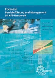Cover von Formeln Betriebsführung und Management im KFZ-Handwerk