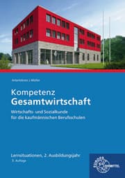 Cover von Kompetenz Gesamtwirtschaft Lernsituationen 2. Ausbildungsjahr