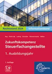 Cover von Zukunftskompetenz Steuerfachangestellte 1. Ausbildungsjahr