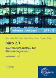 Cover von Büro 2.1, Informationsband XL, Lernfelder 7-13