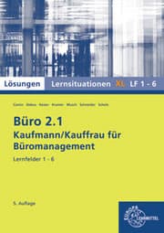 Cover von Büro 2.1 Lernsituationen XL Lernfelder 1-6