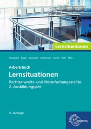 Cover von Rechtsanwalts- und Notarfachangestellte, Lernsituationen 2. Ausbildungsjahr