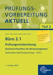 Cover von Prüfungsvorbereitung aktuell - Kaufmann/Kauffrau für Büromanagement, Teil II