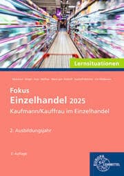 Cover von Lernsituationen Fokus Einzelhandel 2025,2. Ausbildungsjahr