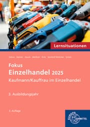 Cover von Lernsituationen Fokus Einzelhandel 2025,3. Ausbildungsjahr