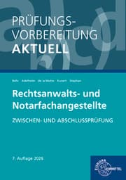 Cover von Prüfungsvorbereitung aktuell - Rechtsanwalts- und Notarfachangestellte