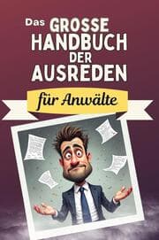 Cover von Das große Handbuch der Ausreden für Anwälte - Das perfekte Geschenk für Erwachsene und Teenager für Weihnachten und Geburtstag