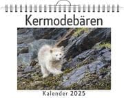 Cover von Kermodebären - (Wandkalender 2025, Kalender DIN A4 quer, Monatskalender im Querformat mit Kalendarium, das perfekte Geschenk)
