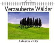 Cover von Verzauberte Wälder - (Wandkalender 2025, Kalender DIN A4 quer, Monatskalender im Querformat mit Kalendarium, das perfekte Geschenk)