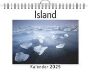 Cover von Island - (Wandkalender 2025, Kalender DIN A4 quer, Monatskalender im Querformat mit Kalendarium, das perfekte Geschenk)