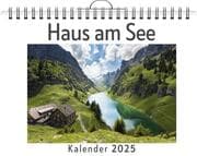 Cover von Haus am See - (Wandkalender 2025, Kalender DIN A4 quer, Monatskalender im Querformat mit Kalendarium, das perfekte Geschenk)