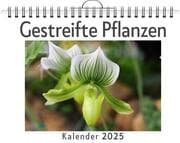 Cover von Gestreifte Pflanzen - (Wandkalender 2025, Kalender DIN A4 quer, Monatskalender im Querformat mit Kalendarium, das perfekte Geschenk)