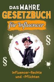 Cover von Das wahre Gesetzbuch für Influencer - Genial lustiges Humorbuch - das perfekte Geschenk für Weihnachten und Geburtstag