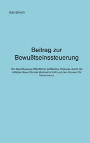 Cover von Beitrag zur Bewußtseinssteuerung