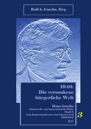 Cover von Vom Regierungsberater zum Inneren Exil 1920-1941