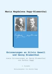 Cover von Erinnerungen an Silvio Gesell und Georg Blumenthal