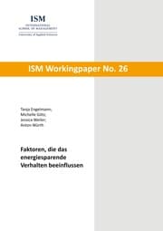 Cover von Faktoren, die das energiesparende Verhalten beeinflussen