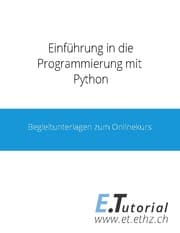 Cover von Einführung in die Programmierung mit Python