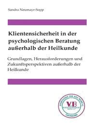 Cover von Klientensicherheit in der psychologischen Beratung außerhalb der Heilkunde