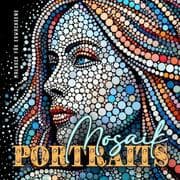 Cover von Mosaik Portraits Malbuch für Erwachsene