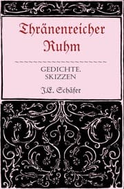 Cover von Thränenreicher Ruhm