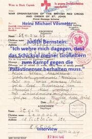 Cover von Judith Bernstein: 'Ich wehre mich dagegen, dass das Schicksal meiner Großeltern zum Kampf gegen die Palästinenser herhalten muss.'