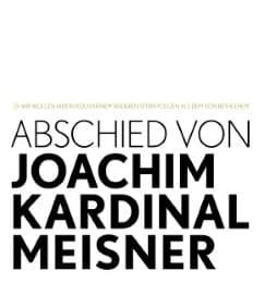 Cover von Abschied von Joachim Kardinal Meisner