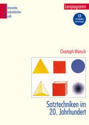 Cover von Satztechniken im 20. Jahrhundert
