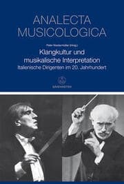 Cover von Klangkultur und musikalische Interpretation