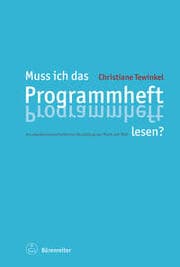 Cover von Muss ich das Programmheft lesen?