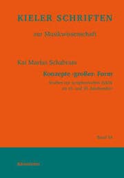 Cover von Konzepte 'großer' Form