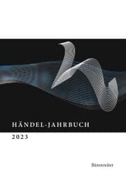 Cover von Händel-Jahrbuch / Händel-Jahrbuch 2023,69. Jahrgang