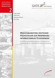 Cover von Websitemarketing deutscher Hochschulen zur Anwerbung Internationaler Studierender