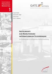 Cover von Instrumente zur Rekrutierung internationaler Studierender