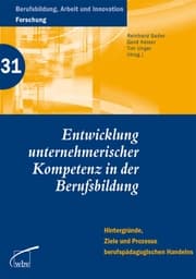 Cover von Entwicklung unternehmerischer Kompetenz in der Berufsbildung