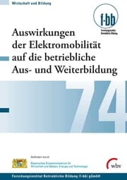 Cover von Auswirkungen der Elektromobilität auf die betriebliche Aus- und Weiterbildung