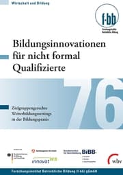 Cover von Bildungsinnovationen für nicht formal Qualifizierte