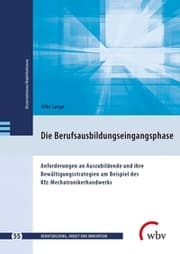 Cover von Die Berufsausbildungseingangsphase