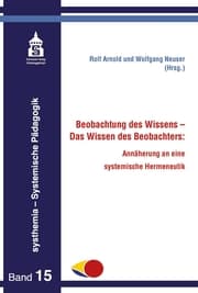 Cover von Beobachtung des Wissens - Das Wissen des Beobachters:
