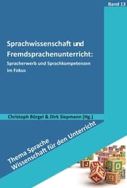 Cover von Sprachwissenschaft und Fremdsprachenunterricht