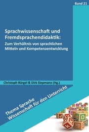 Cover von Sprachwissenschaft und Fremdsprachendidaktik